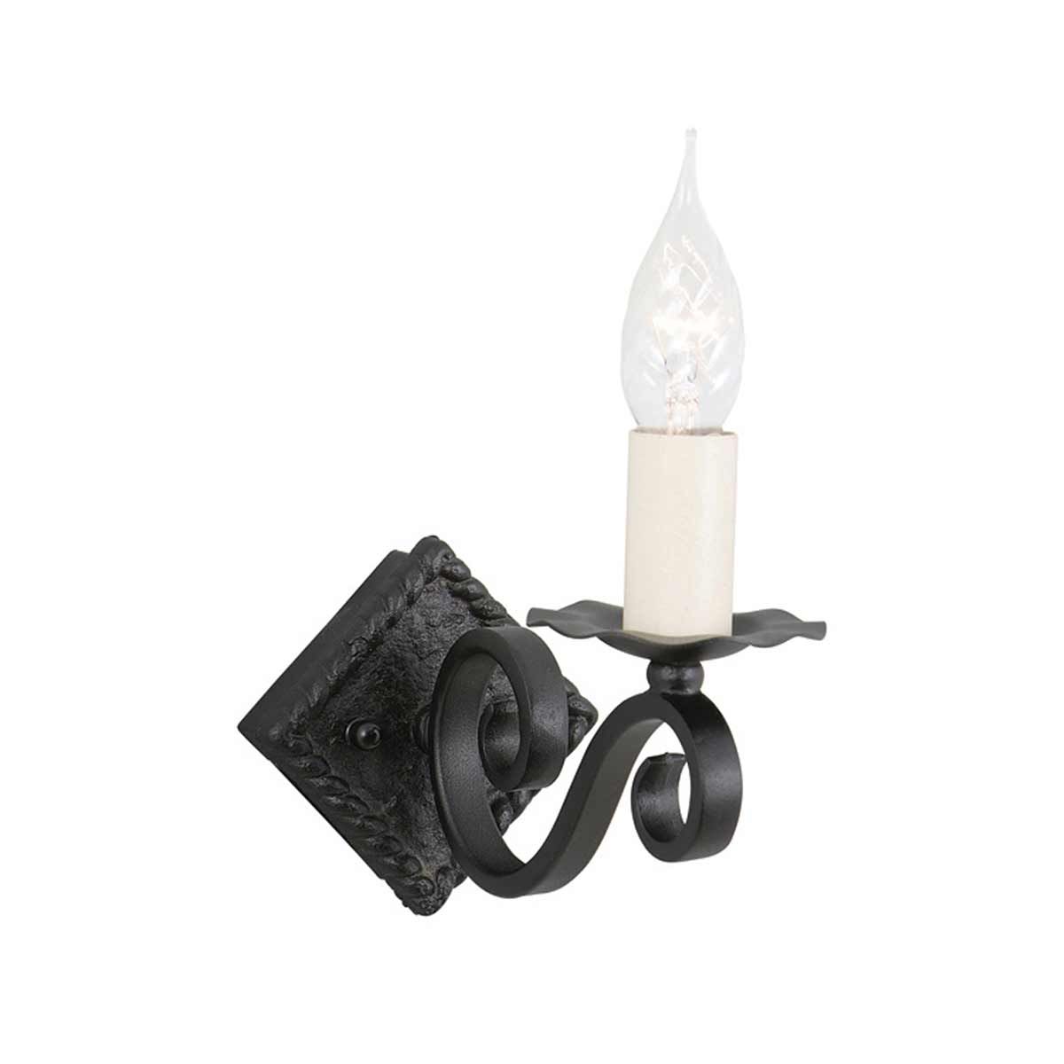 Black Rectory Artisan Wall Light Fixture
