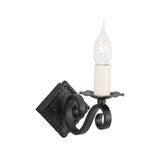 Black Rectory Artisan Wall Light Fixture