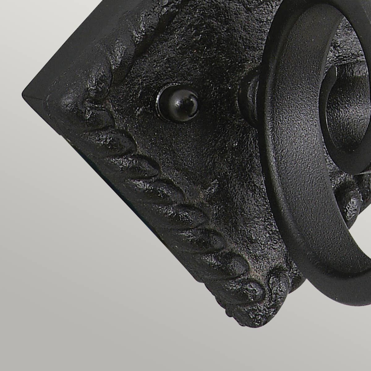 Black Rectory Artisan Wall Light Fixture