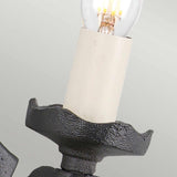 Medieval Black Wrought Iron Wall Sconce