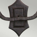 Rectory Double Light Black Wall Sconce