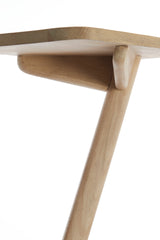 Rustic Mango Wood Side Table 45x42x63 cm - Natural Finish