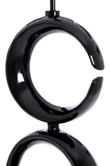 Elegant Tall Black Lamp Base 37x26x99 cm