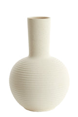 Elegant Ulloa Ceramics Vase in Matte Cream Finish - 34x52 cm