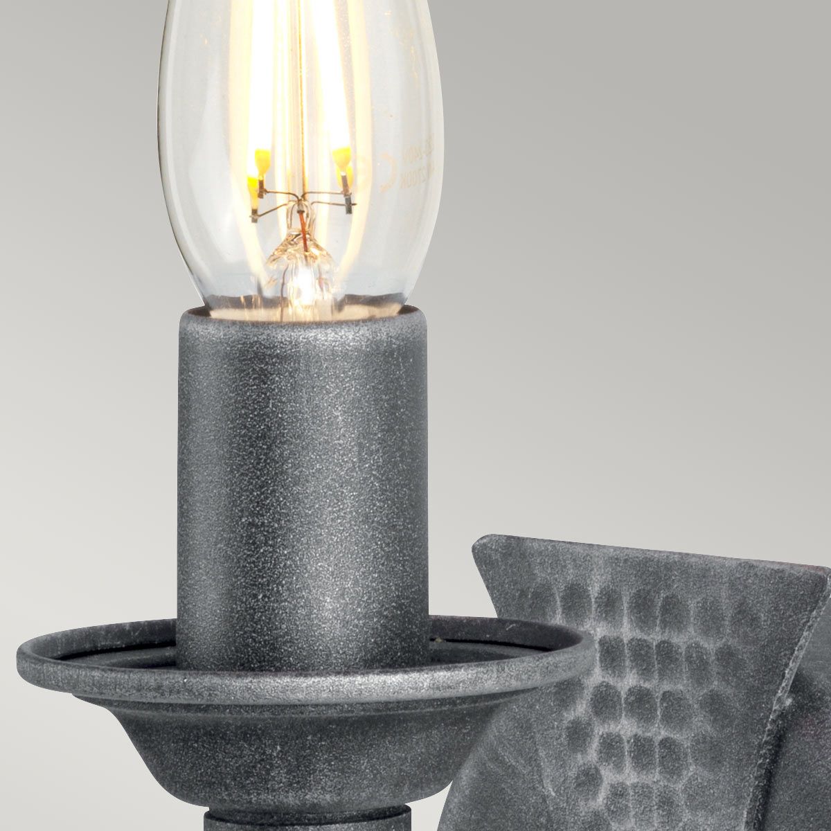 Medieval Wrought Iron Wall Sconce - Saxon Collection