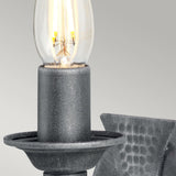 Medieval Wrought Iron Wall Sconce - Saxon Collection
