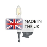 Medieval Wrought Iron Wall Sconce - Saxon Collection