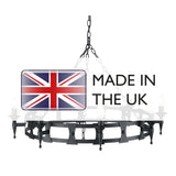 Black Saxon 8-Arm Medieval Chandelier