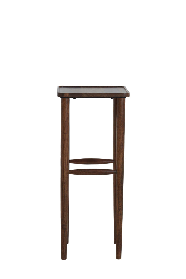 Acacia Wood Pedestal 42x42x100 cm – Qiano Collection