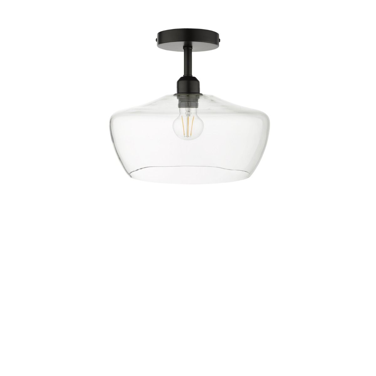 SF0122 Semi Flush Suspension Matt Black Bracket Only