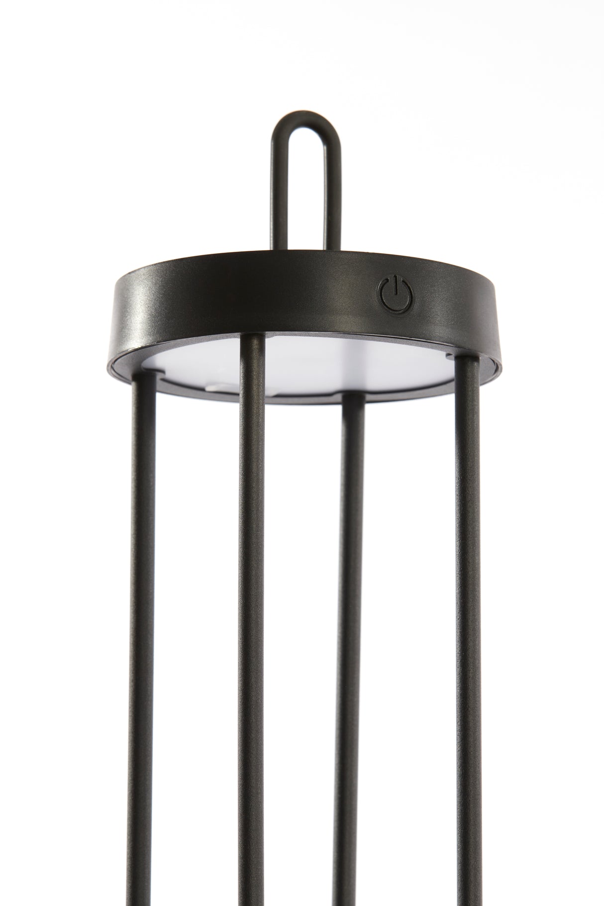 Sleek Black LED Table Lamp Ø13x28 cm - Isalo Design