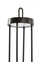 Sleek Black LED Table Lamp Ø13x28 cm - Isalo Design
