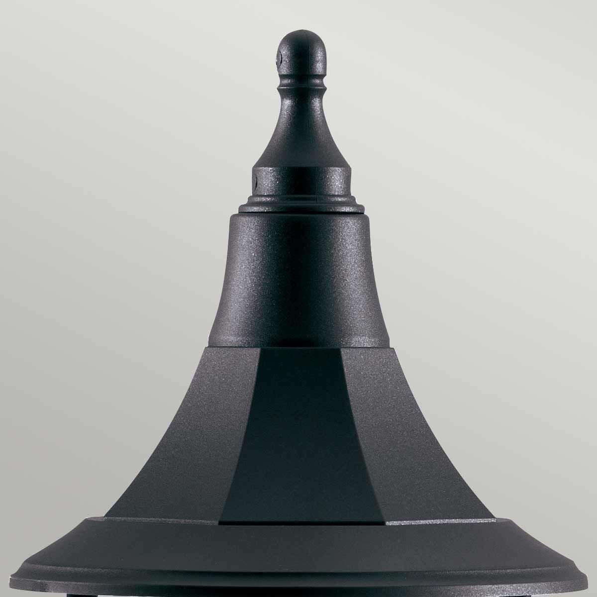 Elegant Black Shannon Pedestal Light