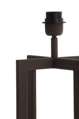 Rustic Brown Mace Lamp Stand 21x21x46 cm