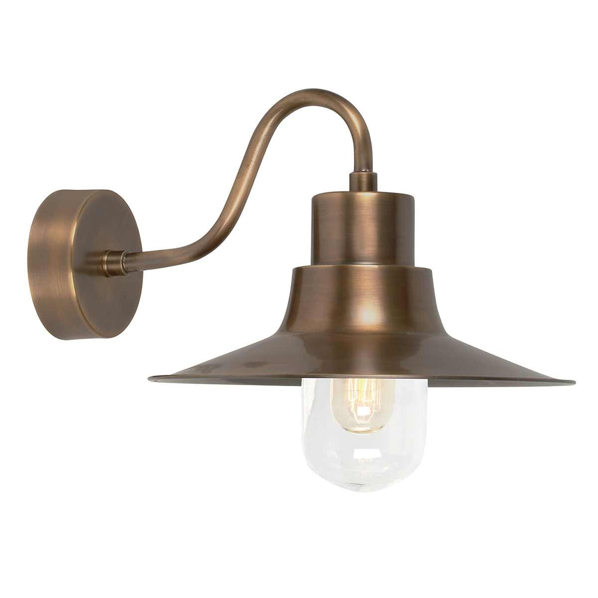 Sheldon Vintage Brass Wall Light