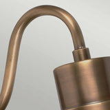 Sheldon Vintage Brass Wall Light