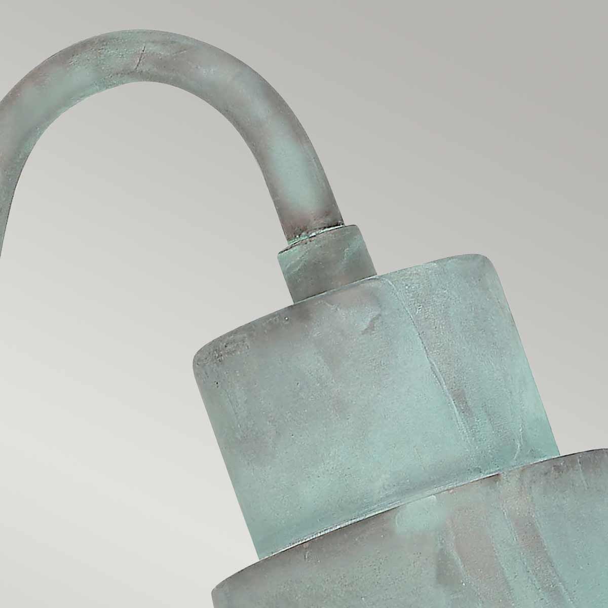Sheldon Verdigris Coastal Brass Wall Lantern