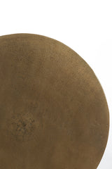 Antique Bronze Dimphy Round Side Table - 35x50 cm
