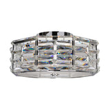 Glamorous Crystal Elegance 4-Light Flush Mount