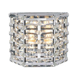 Luxura Crystal Cascade Wall Light