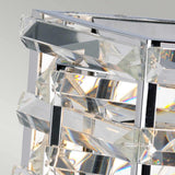 Luxura Crystal Cascade Wall Light