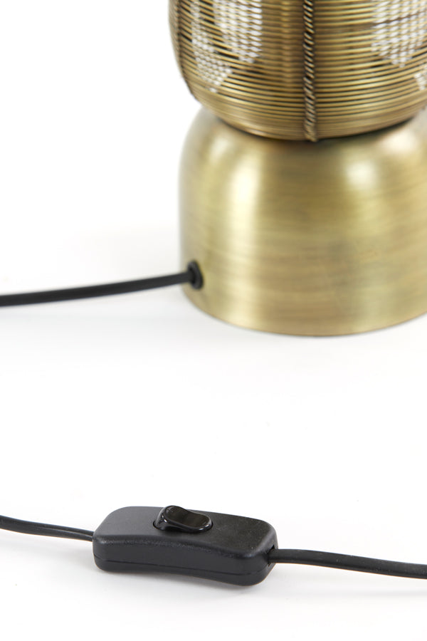 Antique Bronze Lezuza Table Lamp - 11x39.5 cm