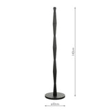 Sierra Floor Lamp Black With Shade