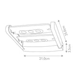 Sigmund Graphite LED Wall Spotlight