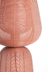 Coral Elegance: Ø24x54 cm Table Lamp