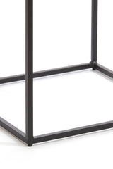 Antique Bronze and Black Pillar Set - 25x25x80 & 30x30x90.5 cm