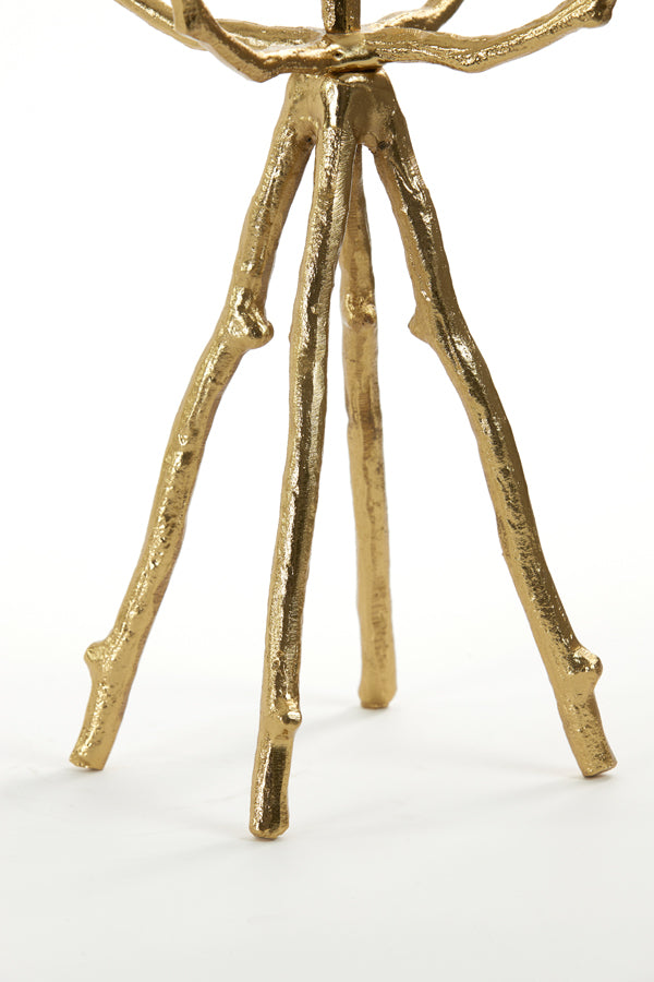 Elegant Gold Candle Holder, 9-Light, 29x29x63.5 cm