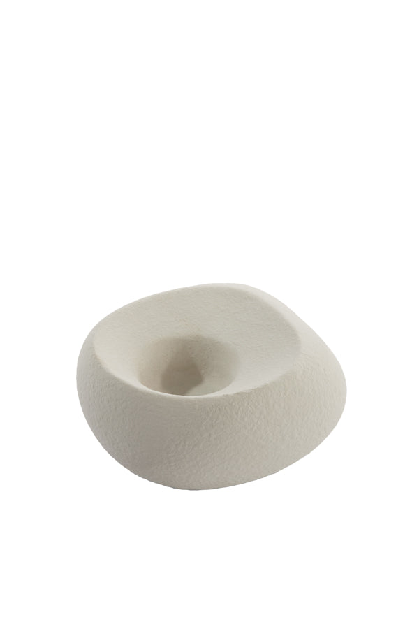 Cream Alka Ceramics Tealight Holder 16x16x9 cm
