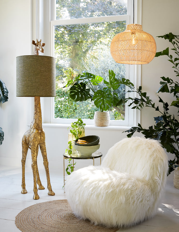 Natural Rattan Pendant Light Ø60x43 cm Charita