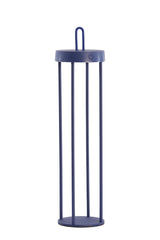 Contemporary LED Table Lamp in Cobalt Blue Design - 13 x 50 cm