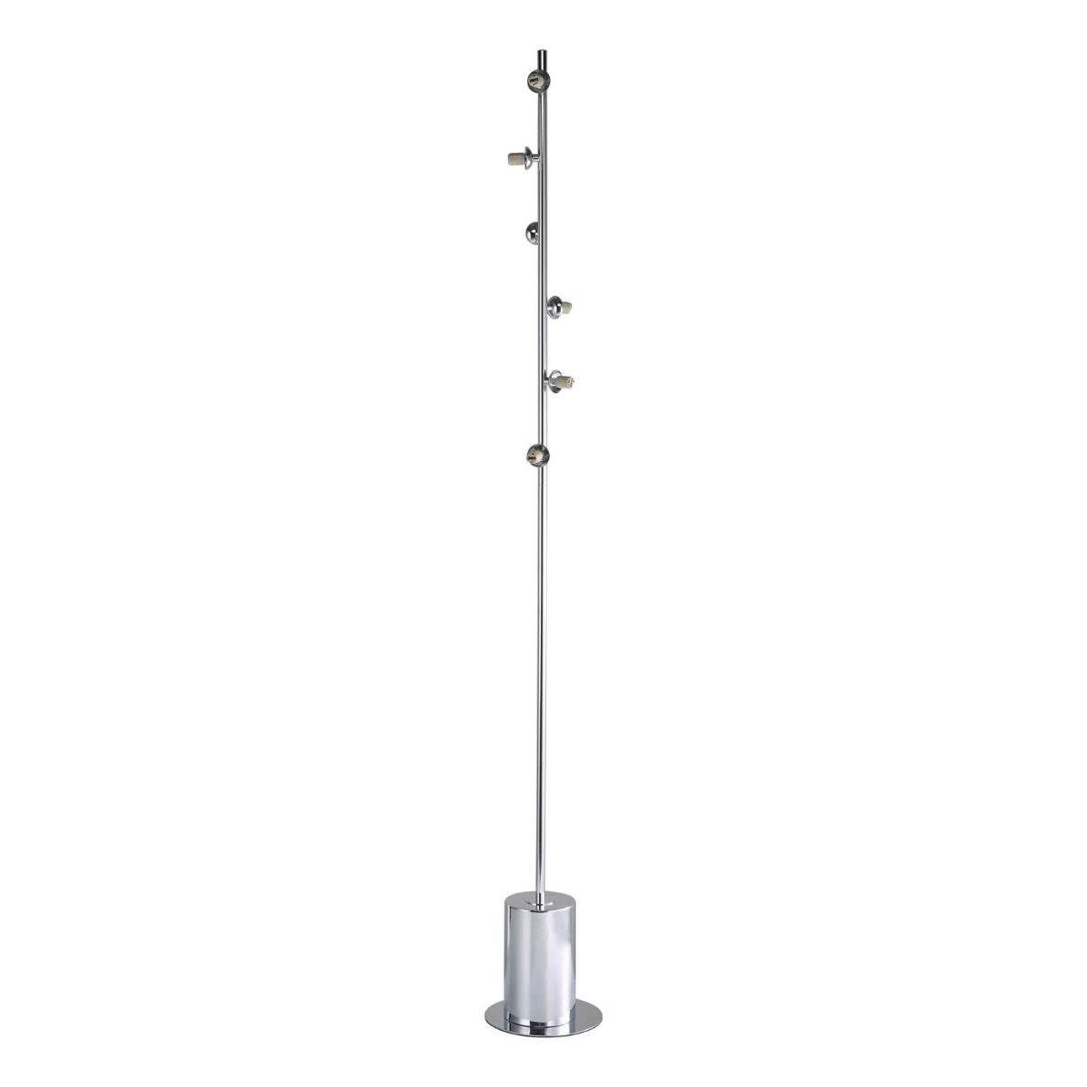 Spiral 6 Light Floor Lamp Polished Chrome Fitting Only