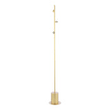 Spiral 3 Light Floor Lamp Matt Gold Base Only