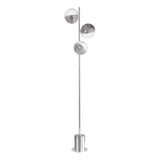 Spiral 3 Light Floor Lamp Polished Chrome Base Only