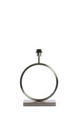 Nickel Satin Liva Lamp Base, 30x13x37 cm