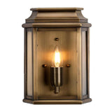 Antique Brass St Martins Outdoor Wall Lantern