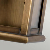 Antique Brass St Martins Outdoor Wall Lantern