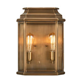 St Martins Heritage Wall Lantern - Antique Brass
