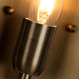 Vintage Aged Brass Outdoor Wall Lantern - St Pauls Collection