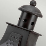 Elegant Vintage-Style Wall Lantern in Old Bronze Finish