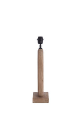 Natural Wood Lamp Base, 20x12x44 cm, Paceco Collection