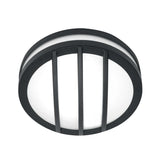 Graphite Sven 260mm Round Bulkhead Wall Light
