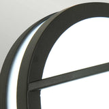 Graphite Sven 260mm Round Bulkhead Wall Light