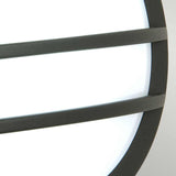 Graphite Sven 260mm Round Bulkhead Wall Light