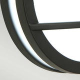 Graphite Sven 260mm Round Bulkhead Wall Light