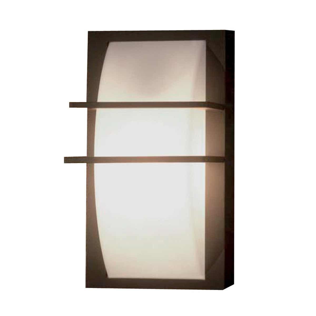 Sven Series: Sleek Graphite Outdoor Double Bar Wall Light