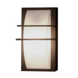 Sven Series: Sleek Graphite Outdoor Double Bar Wall Light